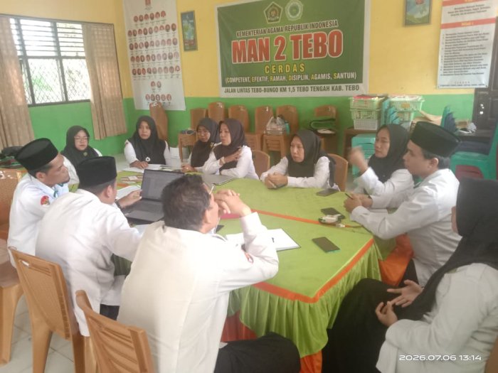 MAN 2 Tebo Gelar Rapat Kelulusan Calon Peserta Murid Baru Madrasah (PMBM) MAN 2 Tebo Gelar Rapat Kelulusan Calon Peserta Murid Baru Madrasah (PMBM)