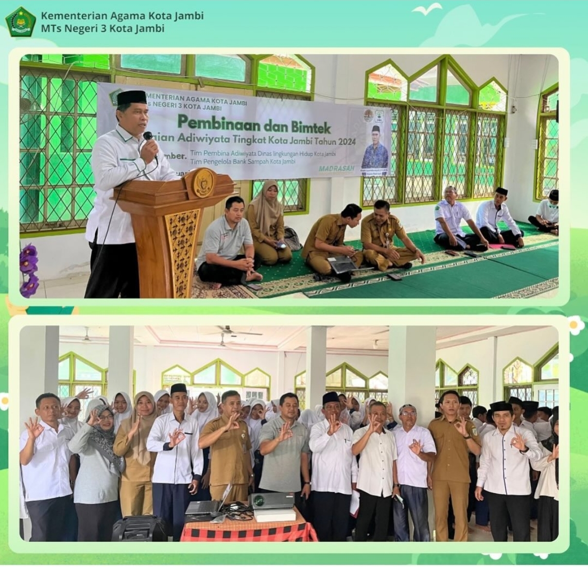 Menuju Sekolah Adiwiyata 2024, Begini Bimtek dan Pembinaan di MTs N 3 Kota Jambi! Menuju Sekolah Adiwiyata 2024, Begini Bimtek dan Pembinaan di MTs N 3 Kota Jambi!
