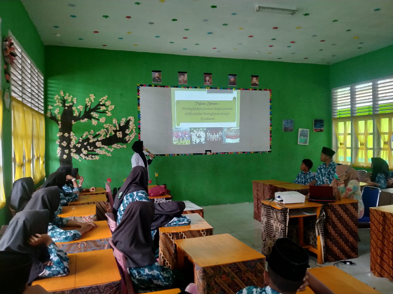 Puskesmas Merangin Gelar Scrining Kesehatan Siswa MTs N 1 Merangin