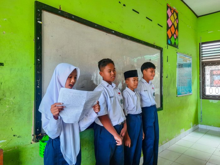 Latih Keberanian dan Keterampilan Berbicara, Pembelajaran Bahasa Indonesia Terapkan Diskusi Presentasi