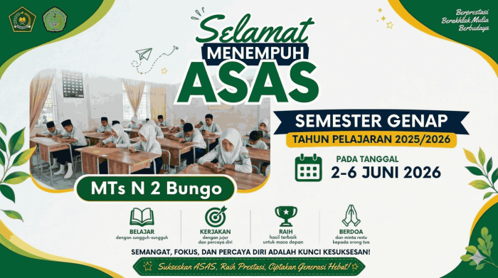 MTsN 2 Bungo Gelar ASAS Genap Berbasis Android MTsN 2 Bungo Gelar ASAS Genap Berbasis Android