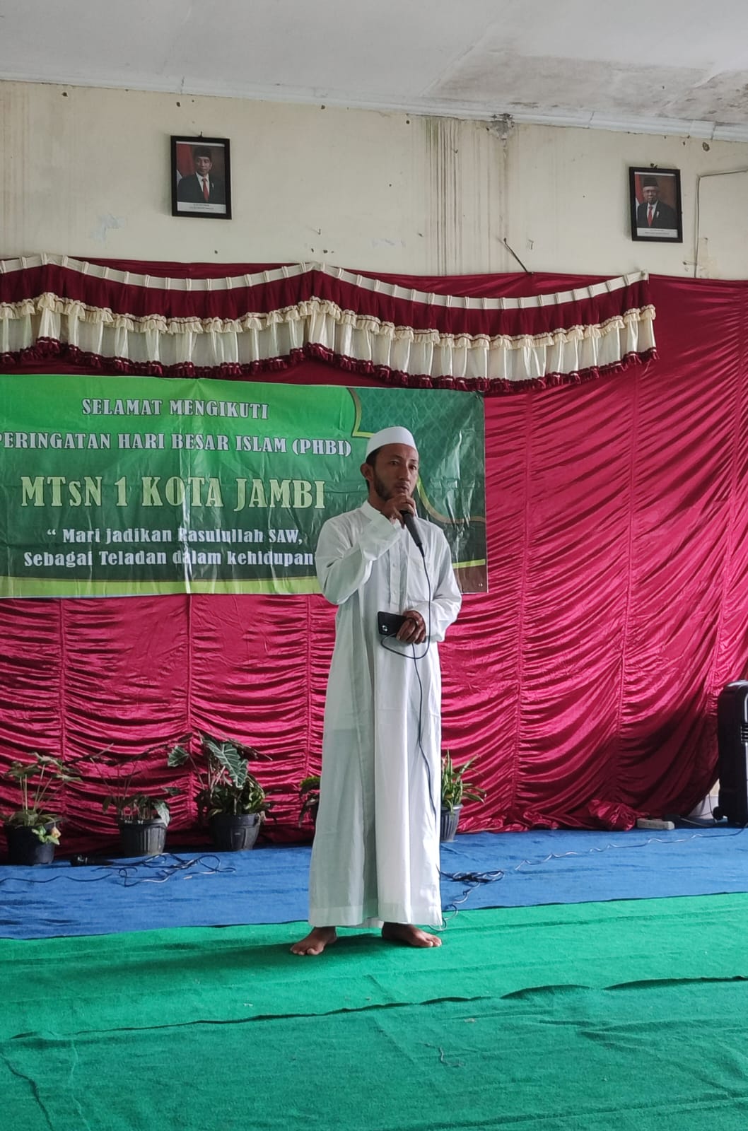 Peringatan Isra Miraj MTs Negeri 1 Kota Jambi, Jadikan Moment Meneladani Rasulullah 