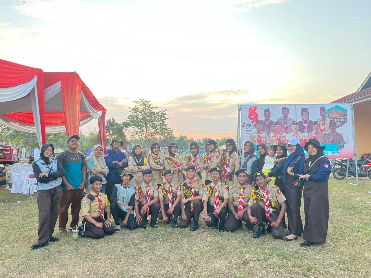 PANGKALAN  MAN 2 TEBO MENGIKUTI TEMU LOMBA PRAMUKA PENEGAK DAN PRAMUKA PANDEGA KWARTIR CABANG GERAKAN PRAMUKA  (TLTD) TEBO TAHUN 2024