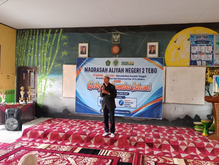 Semarak Maulid Nabi 1448 H di MAN 2 Tebo, Diisi Tausiyah dan Pembagian Hadiah Gebyar Islami Semarak Maulid Nabi 1448 H di MAN 2 Tebo, Diisi Tausiyah dan Pembagian Hadiah Gebyar Islami