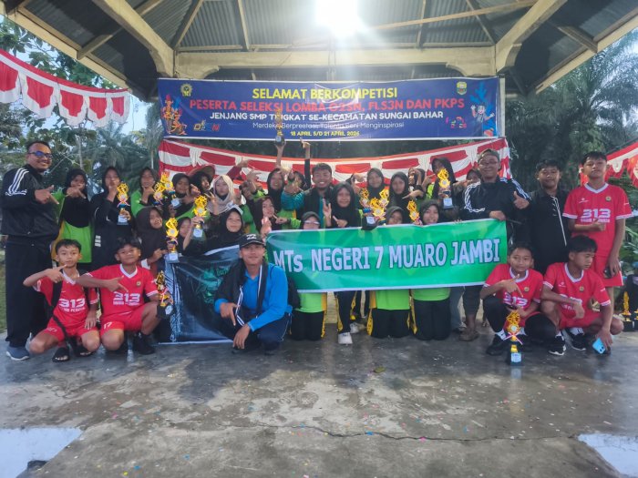 MTsN 7 Muaro Jambi Raih Juara pada Ajang O2SN, FLS3N, dan PKPS Tingkat Kecamatan Sungai Bahar