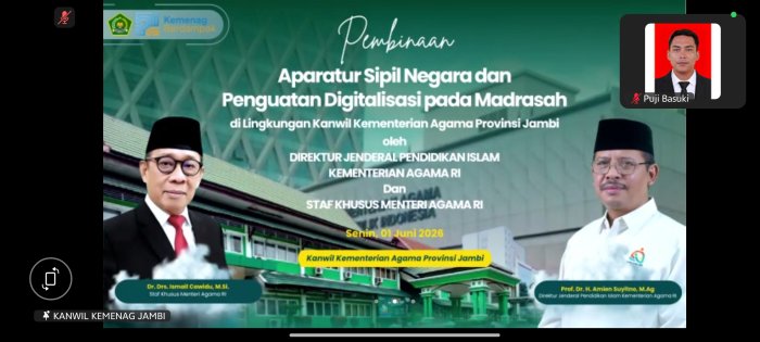 MIN 4 Tebo Ikuti Zoom Pembinaan Dirjen Pendis, Digitalisasi Madrasah Jadi Sorotan MIN 4 Tebo Ikuti Zoom Pembinaan Dirjen Pendis, Digitalisasi Madrasah Jadi Sorotan