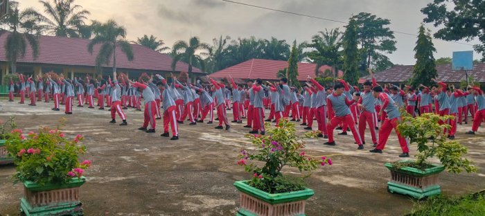 Sabtu Senam Sehat  MAN 2 Tebo : Tingkatkan Kebugaran dan Semangat Belajar.