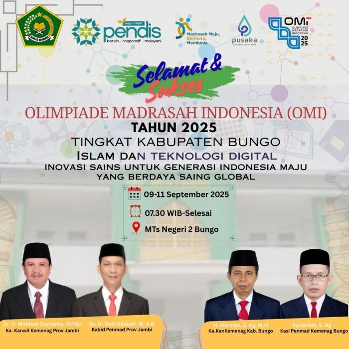 MTsN 2 Bungo Tuan Rumah OMI 2025 Kabupaten Bungo