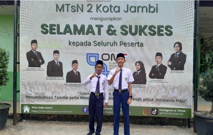 Siswa MTsN 1 Tebo Harap-Harap Cemas Menunggu Hasil OMI IPS Tingkat Provinsi
