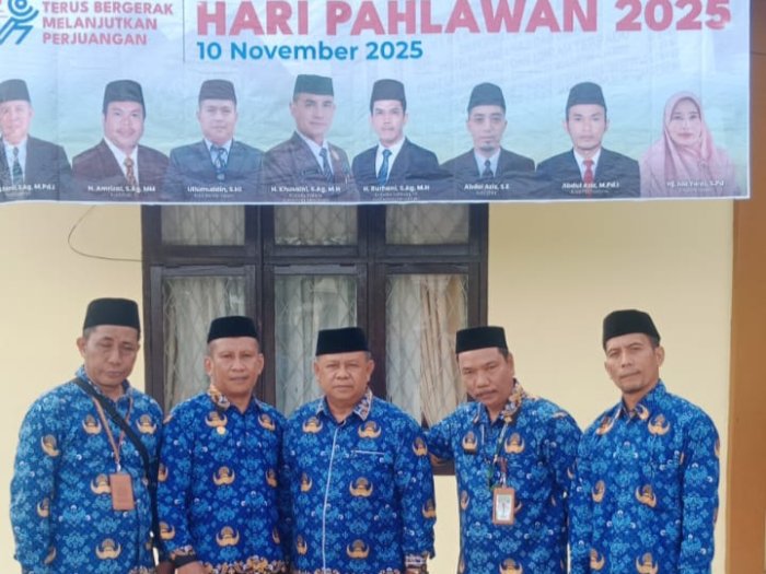 Kepala Madrasah Ikuti Peringatan Hari Pahlawan Di Kantor Kemenag Merangin Kepala Madrasah Ikuti Peringatan Hari Pahlawan Di Kantor Kemenag Merangin
