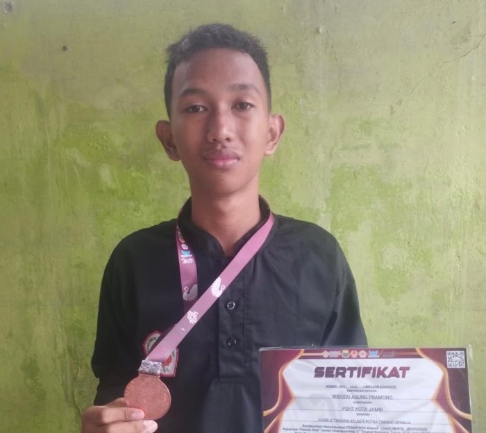 Widodo Agung Pramono Raih Perunggu di Kejuaraan Pencak Silat Jambi Championship II