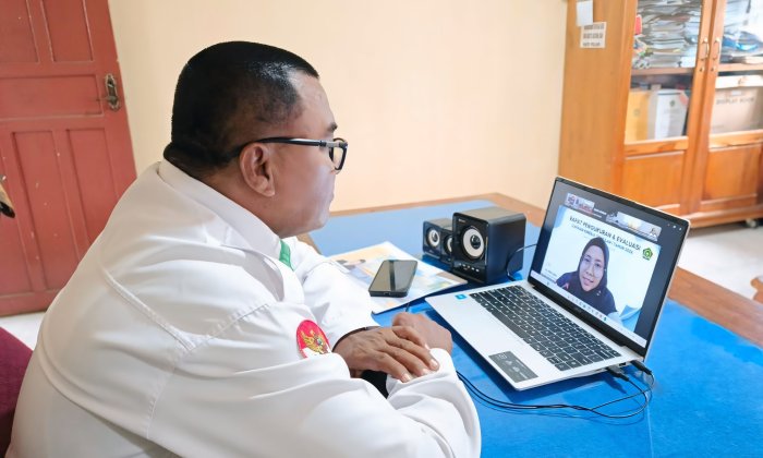 Kepala MAN 2 Tanjab Barat Ikuti Rapat Pengukuran dan Evaluasi Capkin Triwulan I Tahun 2026