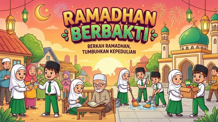 Ramadhan Berbakti Ala MIN 4 Tebo: Berkah Ramadhan Tumbuhkan Kepedulian