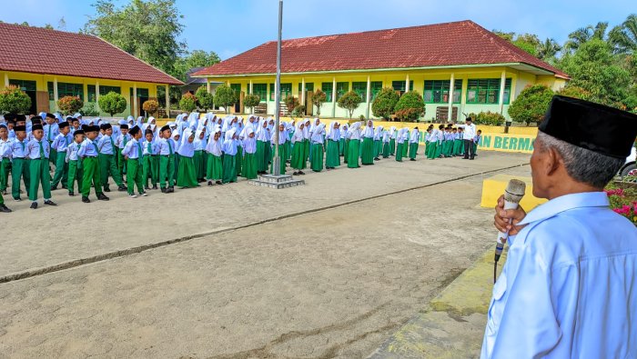Amanat Kepala MIN 4 Tebo pada Apel Pembukaan ASAS