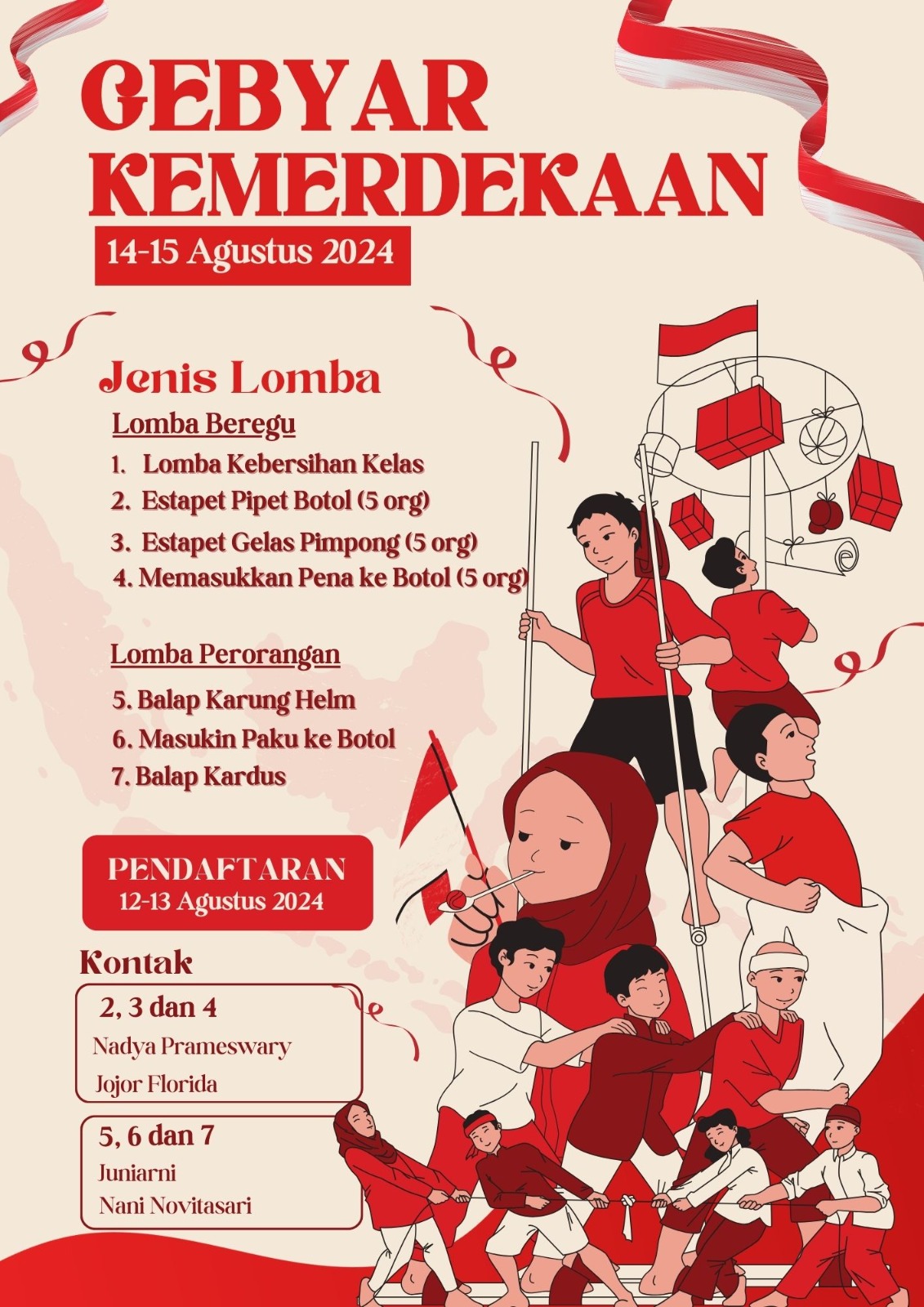 Semarak Kegiatan Pesdik MTs N 1 Kota Jambi Menyambut Hari Kemerdekaan Semarak Kegiatan Pesdik MTs N 1 Kota Jambi Menyambut Hari Kemerdekaan