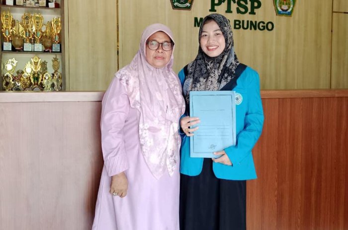 Mahasiswi UIN STS Jambi, Syasabila Khafi Laksanakan Riset di MAN 2 Bungo: Perkuat Sinergi Kampus dalam Dunia Pendidikan Mahasiswi UIN STS Jambi, Syasabila Khafi Laksanakan Riset di MAN 2 Bungo: Perkuat Sinergi Kampus dalam Dunia Pendidikan