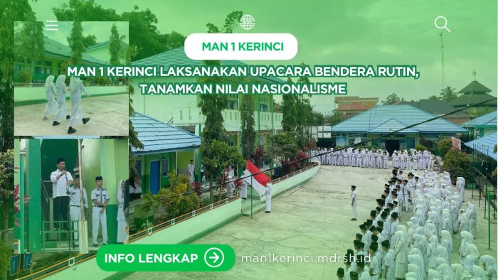 Nuansa Religius Warnai Upacara, Pembina Rohis Jadi Pembina di MAN 1 Kerinci Nuansa Religius Warnai Upacara, Pembina Rohis Jadi Pembina di MAN 1 Kerinci