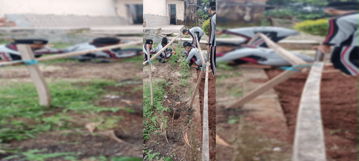 Siswa MTsN 2 Bungo Buat Kebun Mini di Depan Kelas Siswa MTsN 2 Bungo Buat Kebun Mini di Depan Kelas