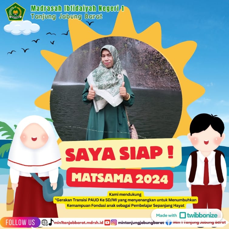 Meriahkan Matsama MIN 1 dengan Twibbonize Matsama 2024 Meriahkan Matsama MIN 1 dengan Twibbonize Matsama 2024