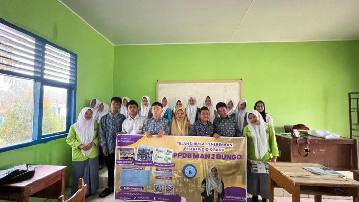 Tim Sosialisasi MAN 2 Bungo Sambangi SMPN 2 Limbur Lubuk Mengkuang, Perkenalkan Program Unggulan dan Semangat Prestasi Tim Sosialisasi MAN 2 Bungo Sambangi SMPN 2 Limbur Lubuk Mengkuang, Perkenalkan Program Unggulan dan Semangat Prestasi
