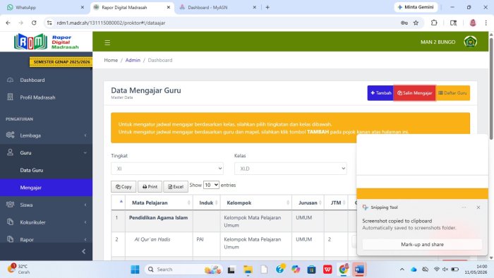 MAN 2 Bungo Lakukan Pembaruan Data RDM ke Versi Terbaru untuk Tingkatkan Akurasi dan Efisiensi MAN 2 Bungo Lakukan Pembaruan Data RDM ke Versi Terbaru untuk Tingkatkan Akurasi dan Efisiensi