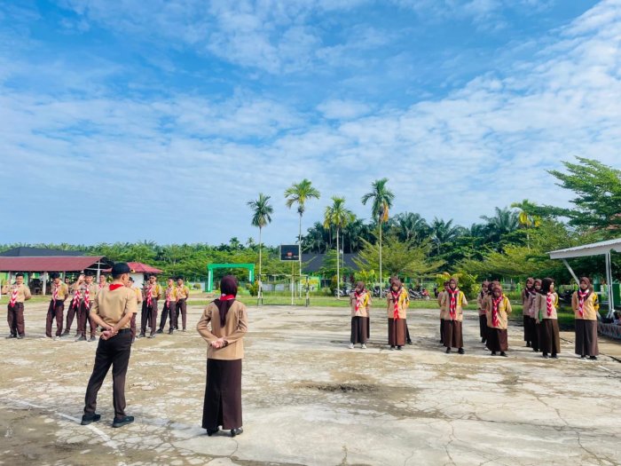 Pramuka MAN 1 Tanjung Jabung Timur Laksanakan Pengisian SKU