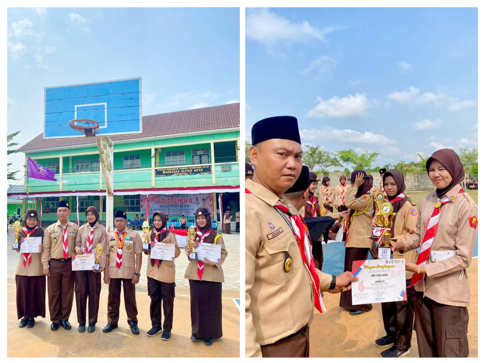 MAN 1 Kota Jambi Raih Juara di Lomba Semarak ke-62 Hari Pramuka MAN 1 Kota Jambi Raih Juara di Lomba Semarak ke-62 Hari Pramuka