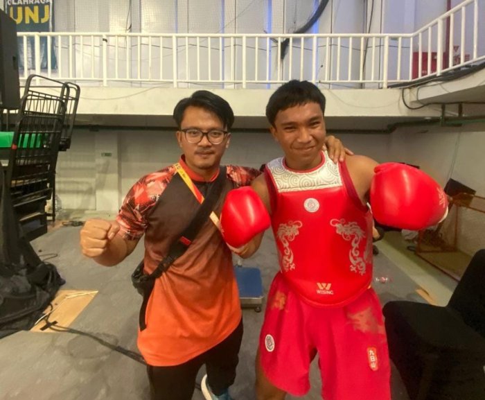 Arly Tampil Percaya Diri pada Laga Perdana Wushu POPNAS 2025 di Jakarta Arly Tampil Percaya Diri pada Laga Perdana Wushu POPNAS 2025 di Jakarta