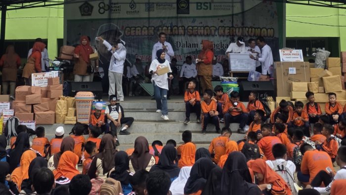 Langkah Sehat Penuh Berkah, MTsN 3 Kota Jambi Meriahkan HAB ke-80 Kemenag RI