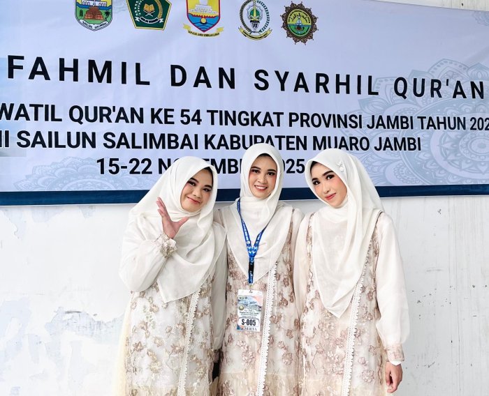 Kafilah MAN 2 Kota Jambi Wakili Tanjung Jabung Timur di MTQ Provinsi Jambi, Tampilkan Syarhil Quran yang Memikat Kafilah MAN 2 Kota Jambi Wakili Tanjung Jabung Timur di MTQ Provinsi Jambi, Tampilkan Syarhil Quran yang Memikat