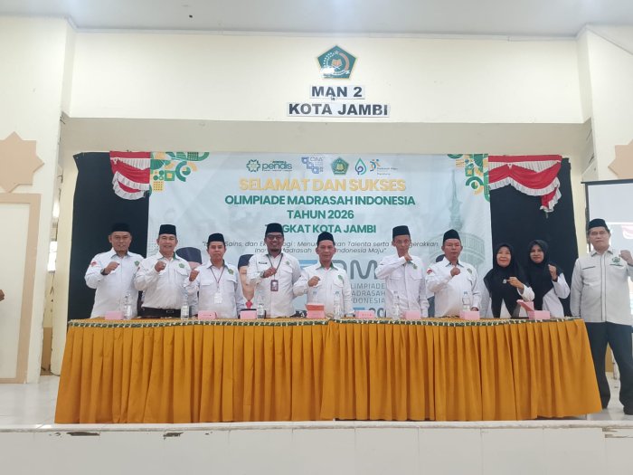 Ratusan Pelajar Bersaing di OMI Tingkat Kota Jambi 2026, Kemenag Dorong Prestasi hingga Tingkat Nasional