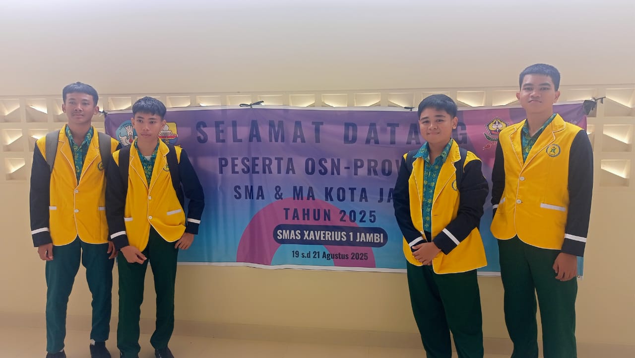 Delegasi MAN 2 Kota Jambi Berjuang di Ajang Olimpiade Sains Nasional Tingkat Provinsi 2025 Delegasi MAN 2 Kota Jambi Berjuang di Ajang Olimpiade Sains Nasional Tingkat Provinsi 2025