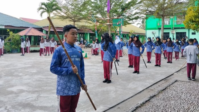Jelang Hari Terakhir MATAMUDA, Ekstrakurikuler MTsN 3 Kota Jambi Gelar Latihan Bersama
