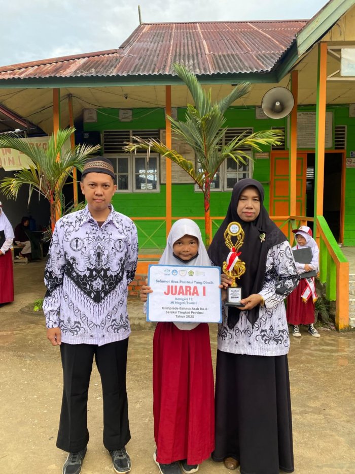 Siswi MIN 1 NADHIFA, Melaju Tingkat Nasional usai meraih prestasi Juara 1 OBA Kategori MI Negeri dan Swasta Tingkat Provinsi Jambi