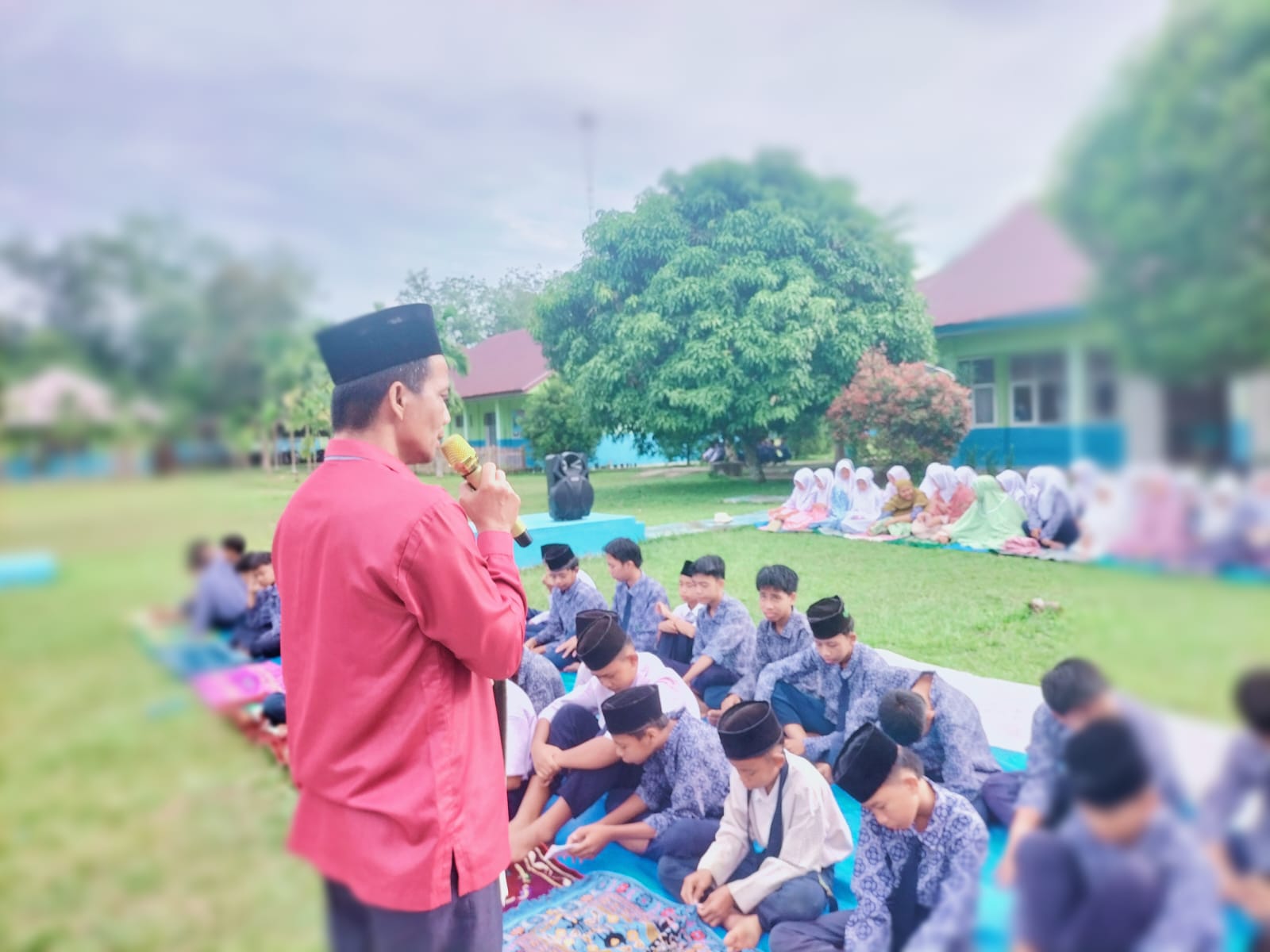 MTsN 5 Tebo Gelar Sholat Dhuha dan Pengarahan Persiapan Sumatif Akhir Semester (SAS)
