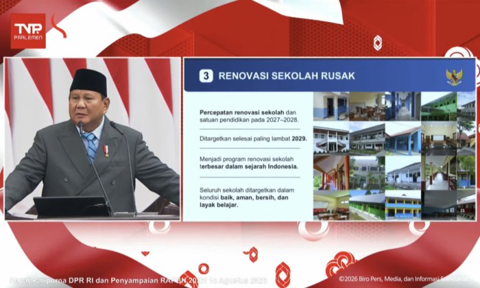 Pendidikan Jadi Prioritas 2027, Presiden: Tidak Boleh Ada Lagi Cerita Sekolah Roboh