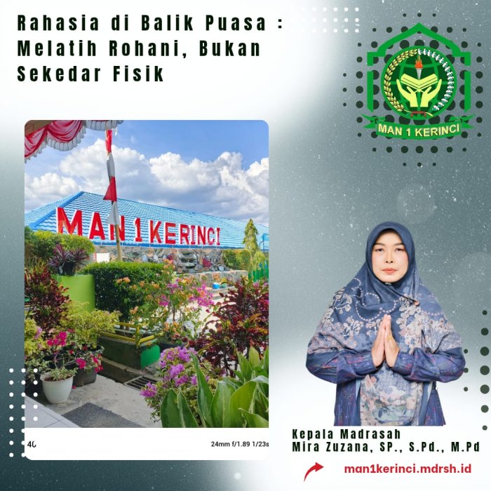 Rahasia di Balik Puasa : Melatih Rohani, Bukan Sekedar Fisik Rahasia di Balik Puasa : Melatih Rohani, Bukan Sekedar Fisik
