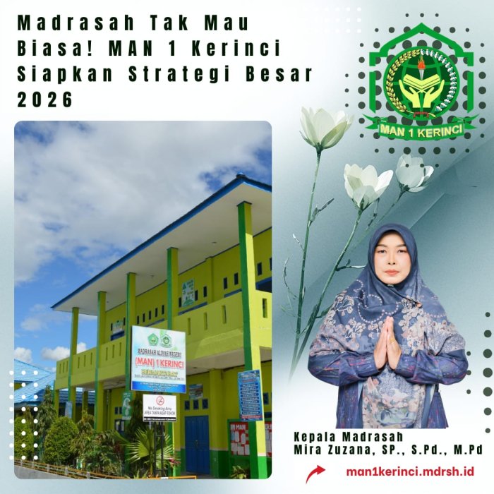 Madrasah Tak Mau Biasa! MAN 1 Kerinci Siapkan Strategi Besar 2026 Madrasah Tak Mau Biasa! MAN 1 Kerinci Siapkan Strategi Besar 2026