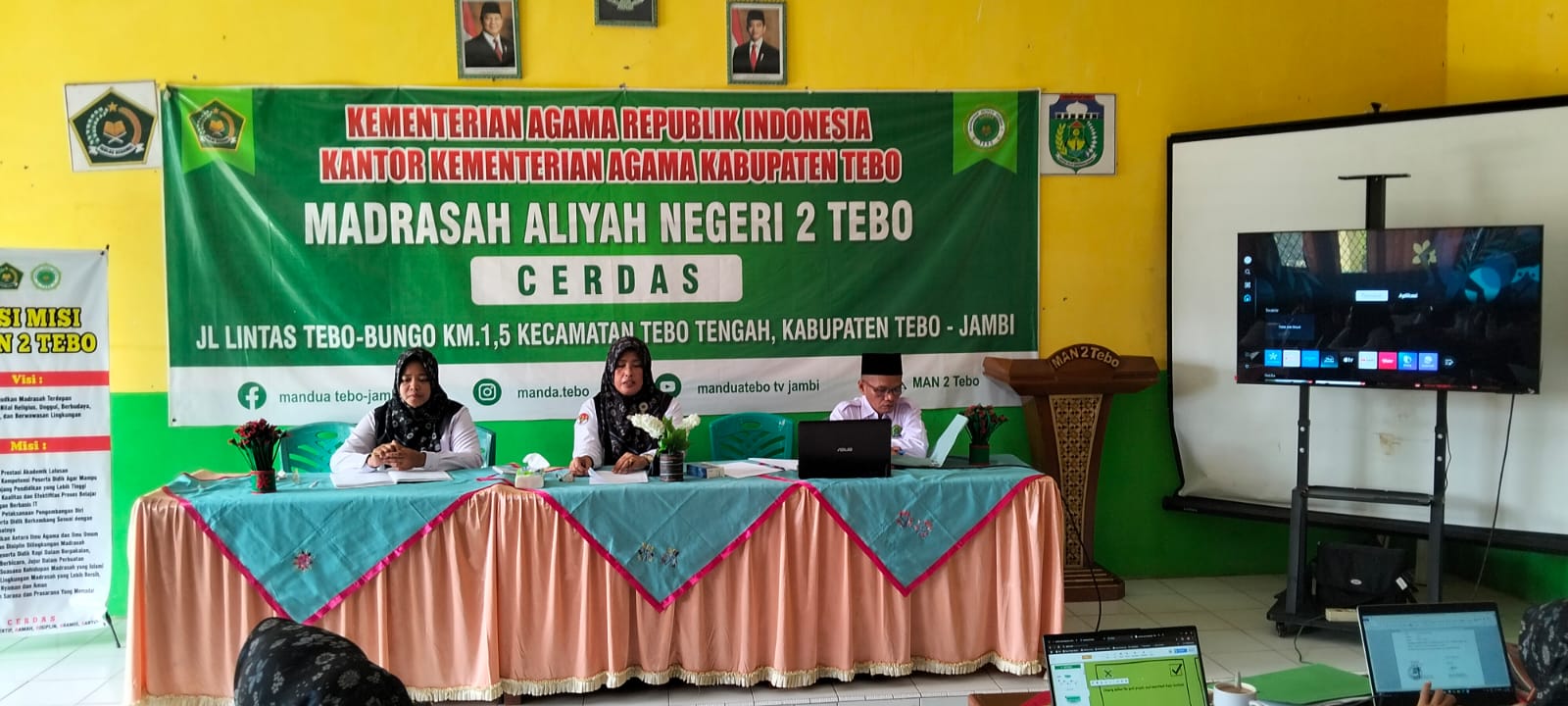 RAPAT PLENO PENETAPAN KELULUSAN SISWA KELAS XII MAN 2 TEBO TP. 2024/2025.