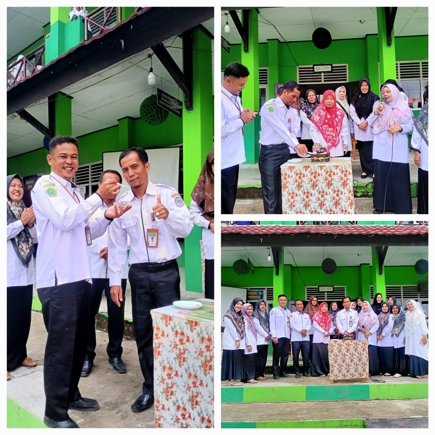 Kepala MTs N 1 Merangin diberika surprise Ulang Tahun dengan Penuh Sukacita Kepala MTs N 1 Merangin diberika surprise Ulang Tahun dengan Penuh Sukacita