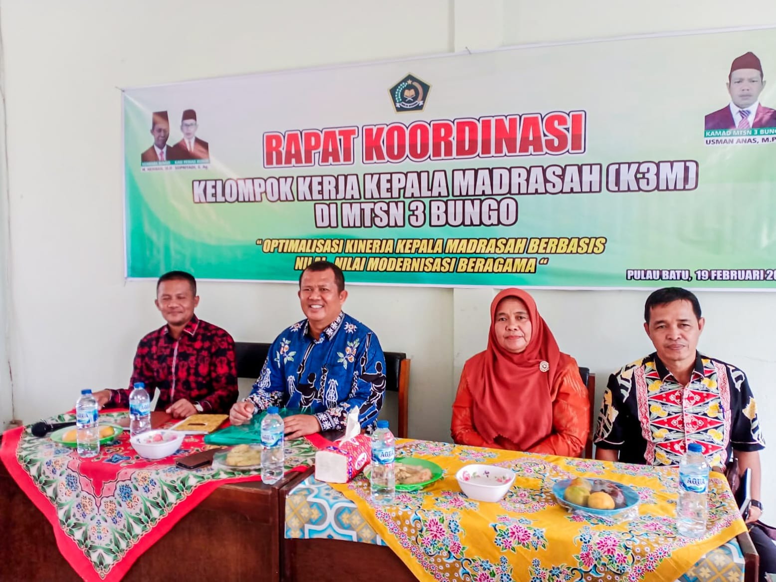 Ikuti K3M di Pulau Batu, Kepala MTsN 1 Bungo: Sangat Penting untuk Jalin Koordinasi