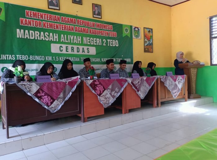 MAN 2 Tebo menggelar debat calon Ketua OSIS dan MPK MAN 2 Tebo menggelar debat calon Ketua OSIS dan MPK
