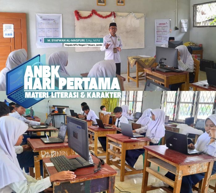 Pelaksanaan ANBK 2025 di MTsN 7 Muaro Jambi Berjalan Lancar Pelaksanaan ANBK 2025 di MTsN 7 Muaro Jambi Berjalan Lancar