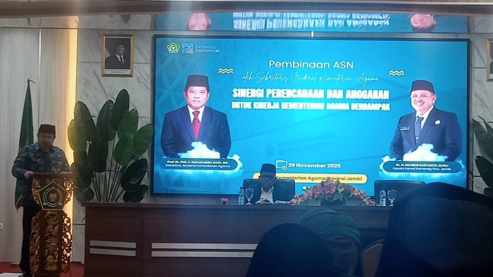 Kepala MAN 2 Kota Jambi Apresiasi Arahan Sekjen Kemenag dalam Pembinaan ASN