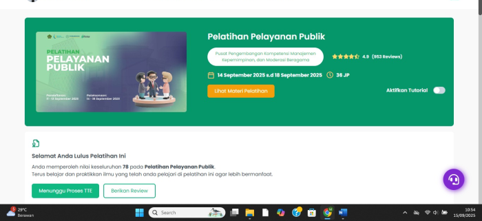 Staf TU MAN 2 Bungo Mengikuti Pelatihan Pintar Kemenag tentang Pelayanan Publik Staf TU MAN 2 Bungo Mengikuti Pelatihan Pintar Kemenag tentang Pelayanan Publik