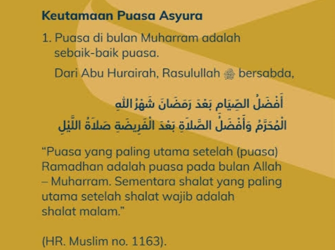 Puasa Asyura, Amalan Sunnah Penuh Berkah di Bulan Muharam Puasa Asyura, Amalan Sunnah Penuh Berkah di Bulan Muharam