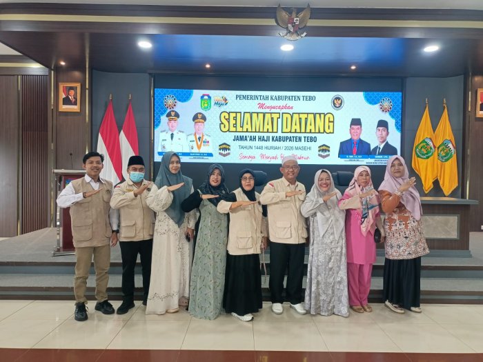 Penyambutan Jemaah Haji Tebo 2026 Berjalan Penuh Khidmat Penyambutan Jemaah Haji Tebo 2026 Berjalan Penuh Khidmat