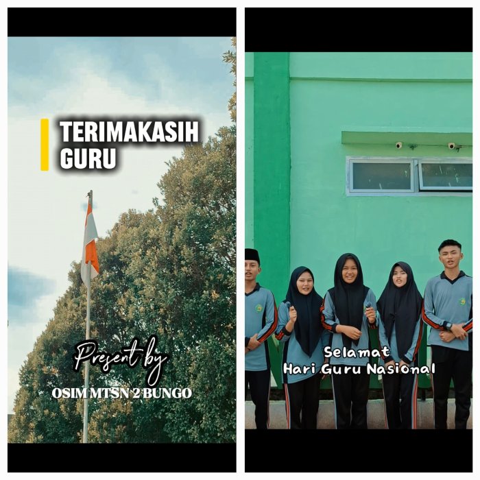 Guru dan Siswa Rayakan Hari Guru di Sekolah Guru dan Siswa Rayakan Hari Guru di Sekolah