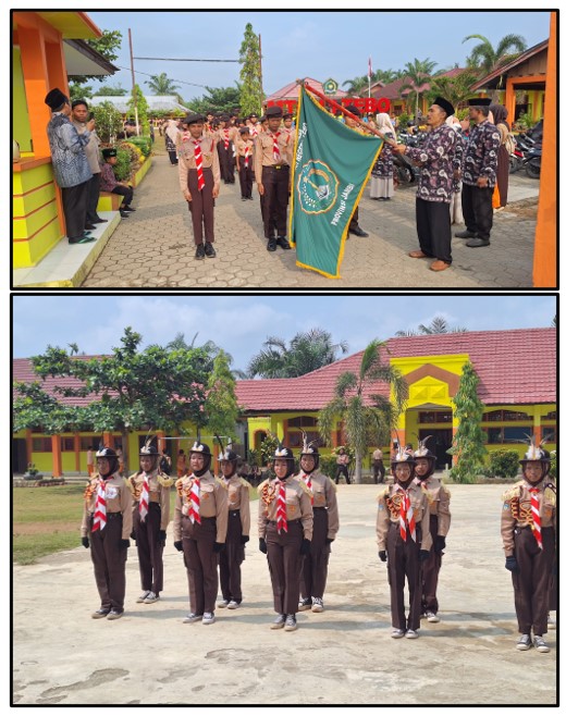 PERINGATI HARI PRAMUKA YANG KE 64, MTsN 1 TEBO GELAR LOMBA LKBB.