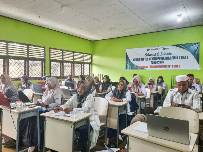 Dialog Kinerja SKP Triwulan I 2026 MTsN 1 Bungo Berlangsung Dinamis, GTK Antusias Matangkan RHK Dialog Kinerja SKP Triwulan I 2026 MTsN 1 Bungo Berlangsung Dinamis, GTK Antusias Matangkan RHK